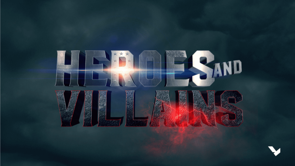 Heroes and Villains Graphic